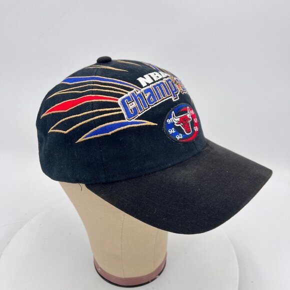 Chicago Bulls Champion Authentics NBA Final Starter Black Snapback The Right Hat - Picture 4 of 7
